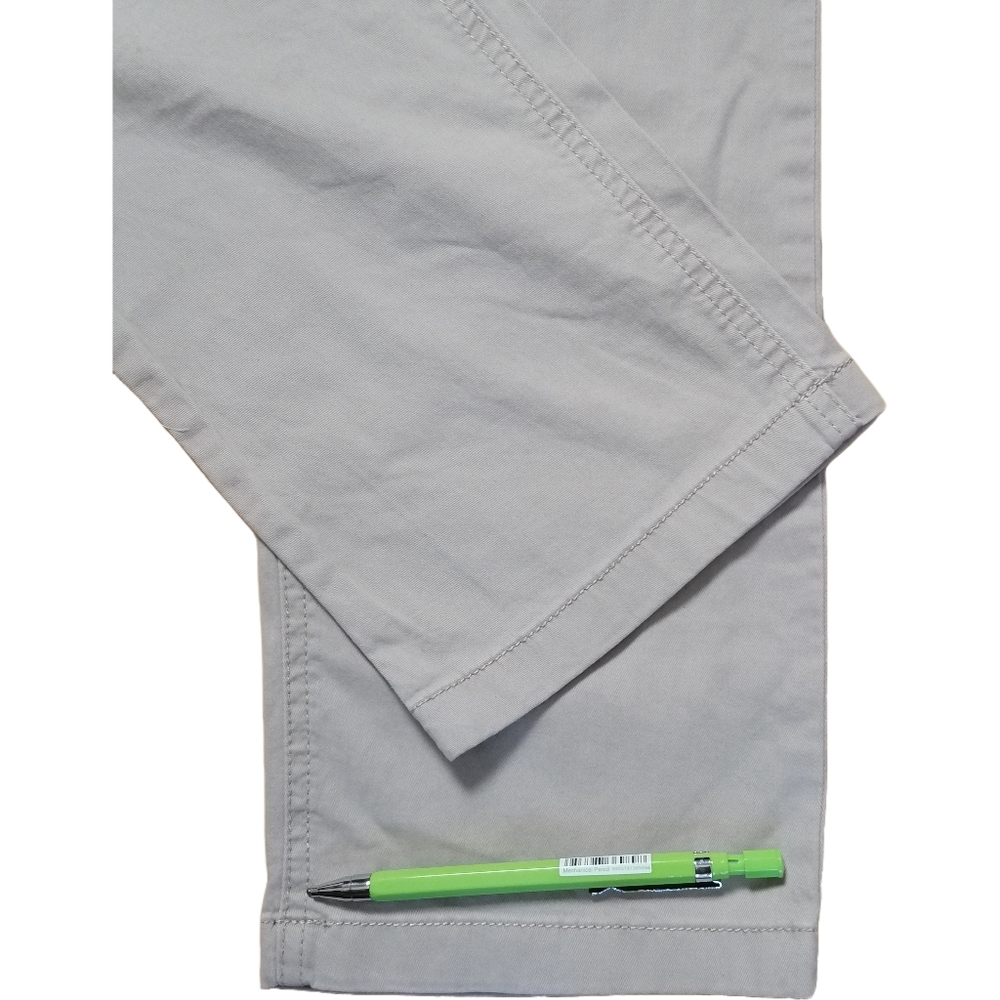 🥑 32.5"W，wheat color cotton hight rise straight leg pants by Olivia